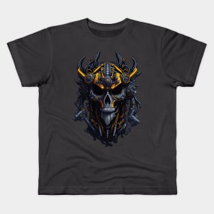 Mecha Skull S01 D93 Kids T-Shirt